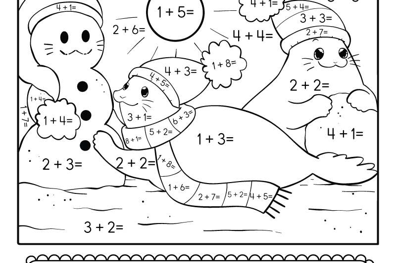 Free Printable Winter Math Worksheets