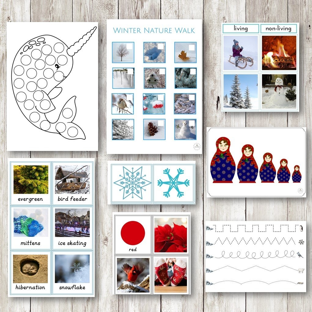 Winter Preschool Activities Printable