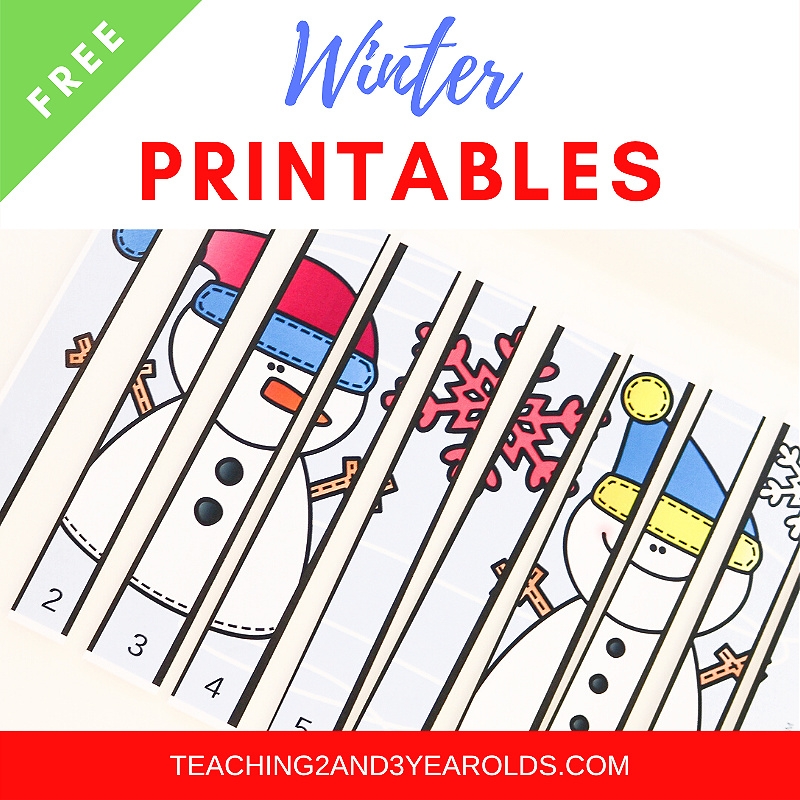 Winter Free Printables For Preschoolers