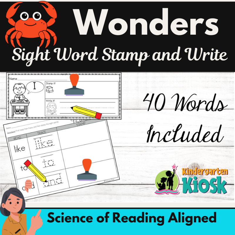 Wow Word Kindergarten Worksheets