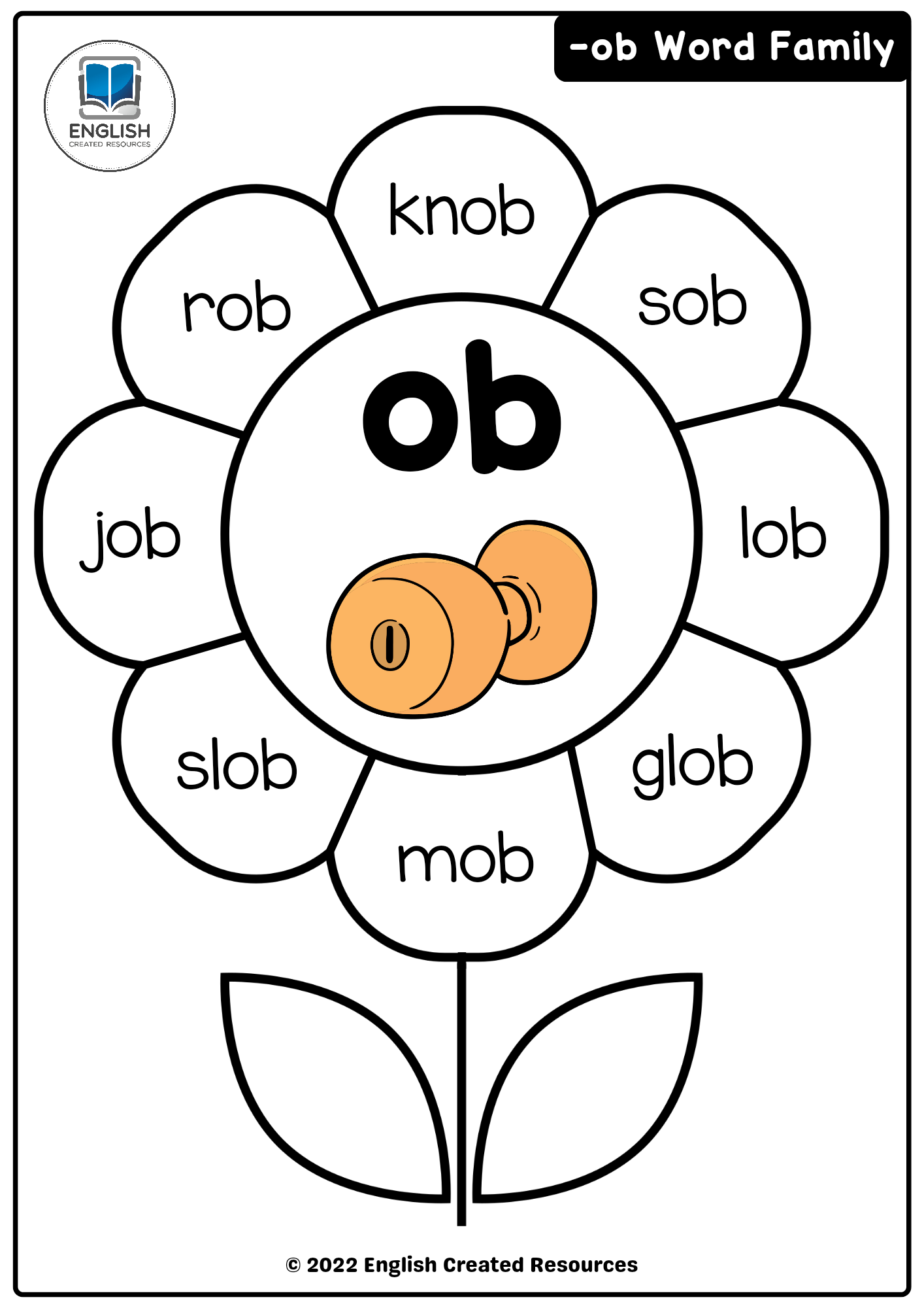 Word Family Posters Set Three English Created Resources