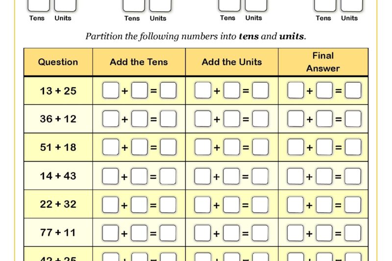 Year 2 Maths Worksheets Free Printable