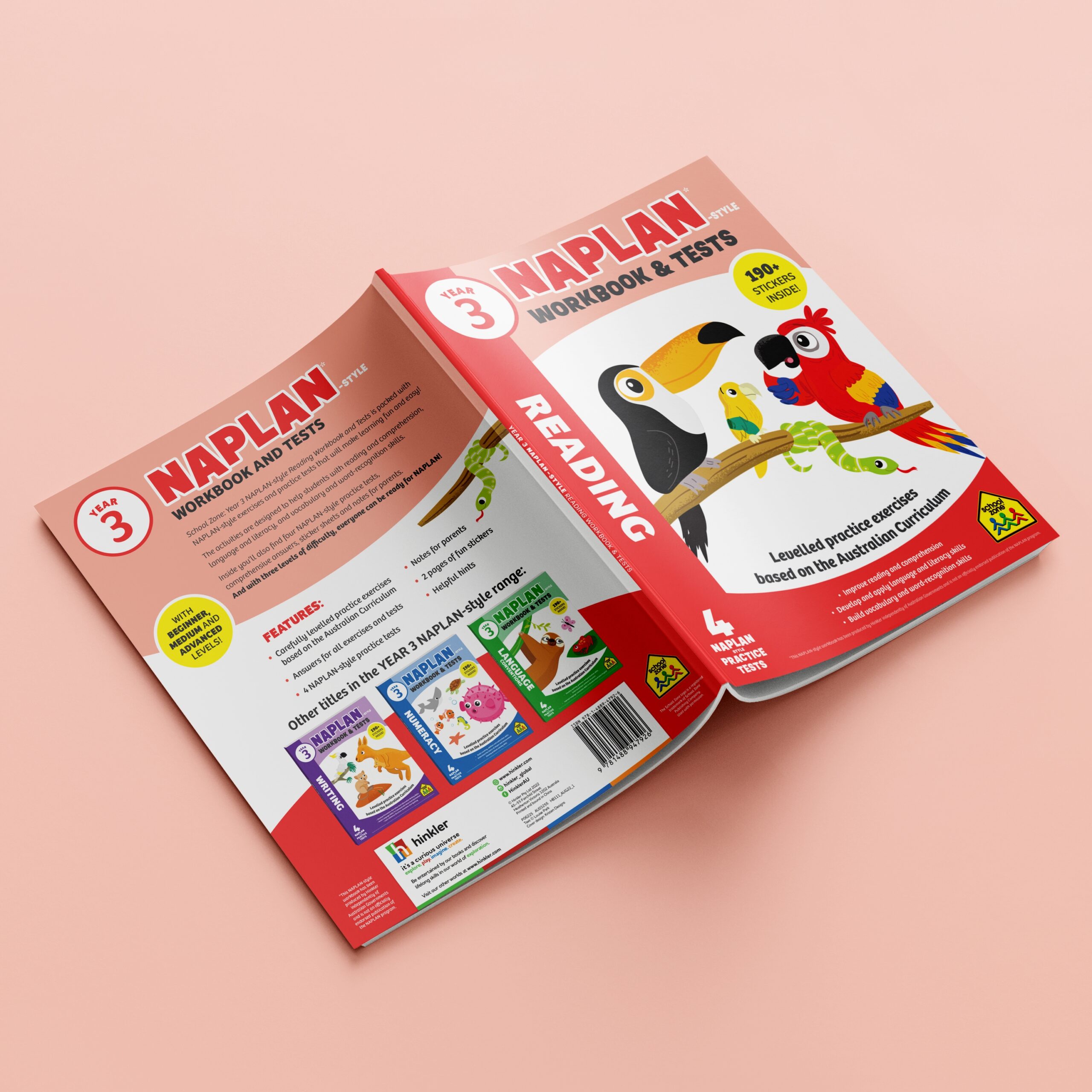 Year 3 NAPLAN style Reading Workbook And Tests NAPLAN Style Early Learning Children Hinkler
