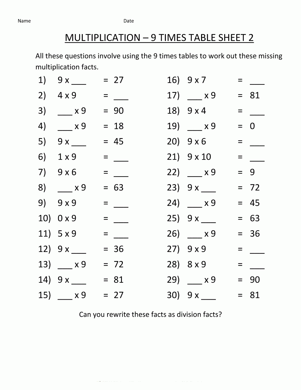 Year 8 Maths Worksheets