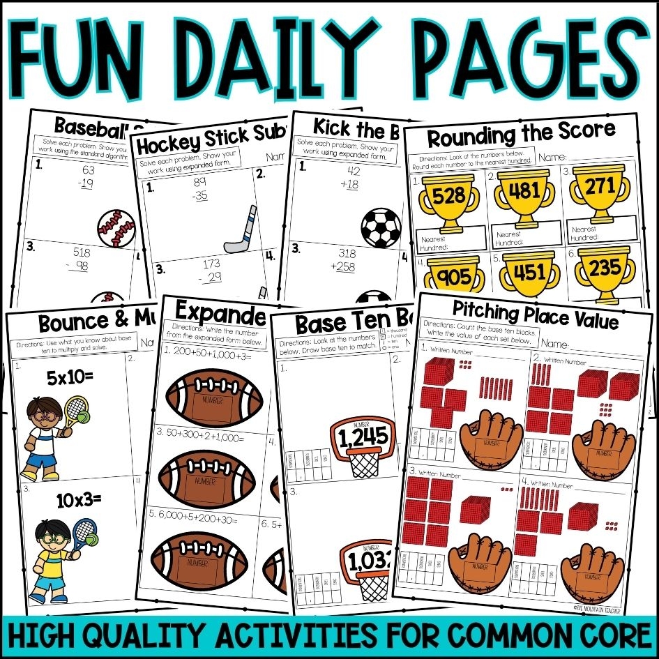 Printable Third Grade Math Worksheets Printable Third Grade Math Worksheets