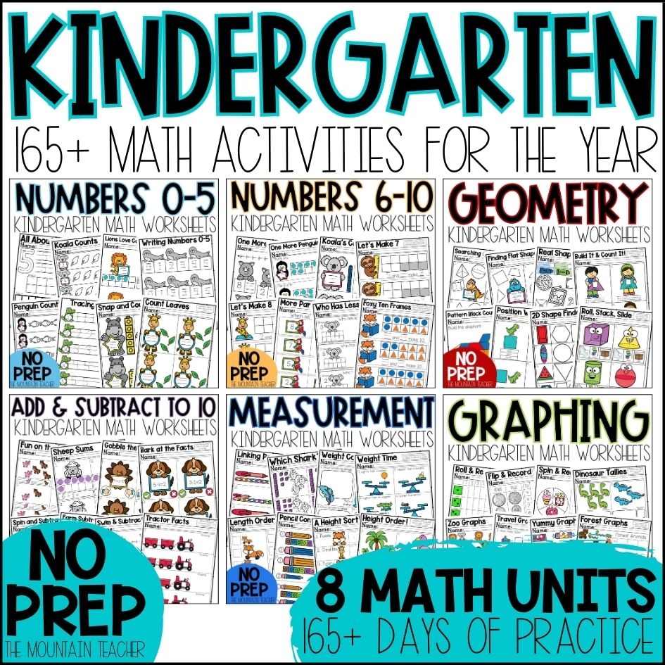Worksheets Go Math For Kindergarten
