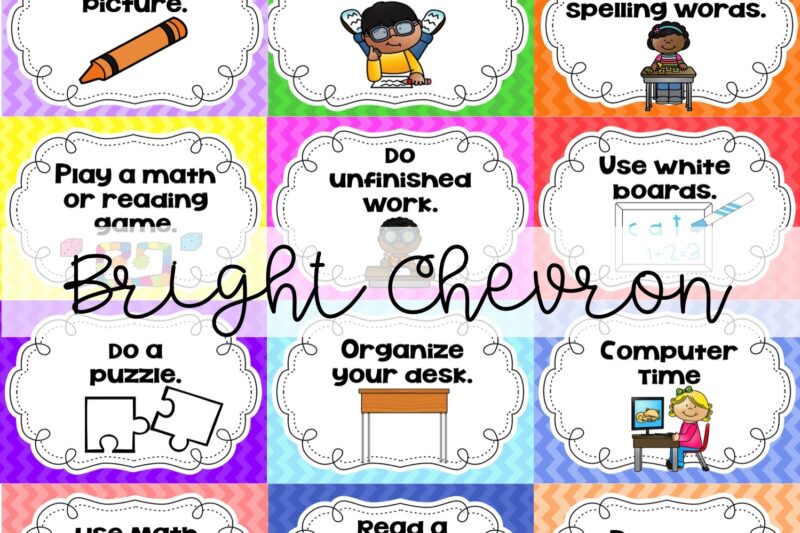 Printable Early Finishers Worksheets Free