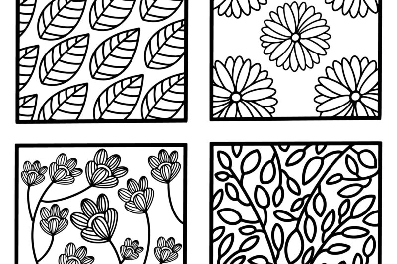 Free Printable Zentangle Worksheets