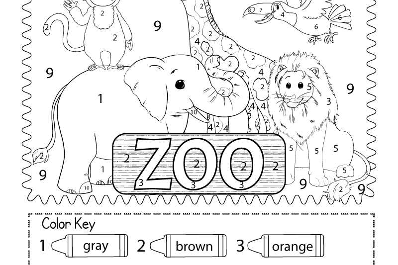 Zoo Animals Free Printable Worksheets